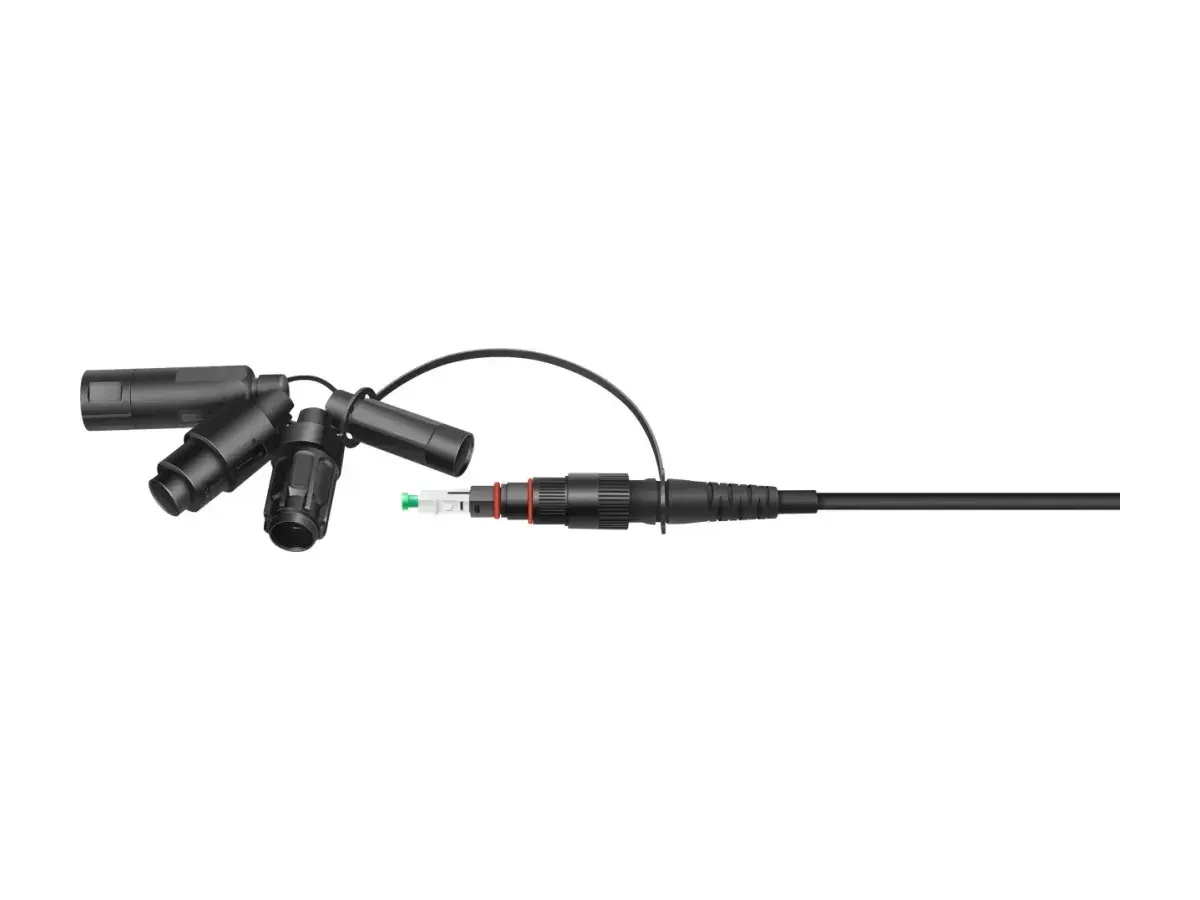 DYS 4 in 1 Universal SC waterproof connector with four interchangeable adapter heads