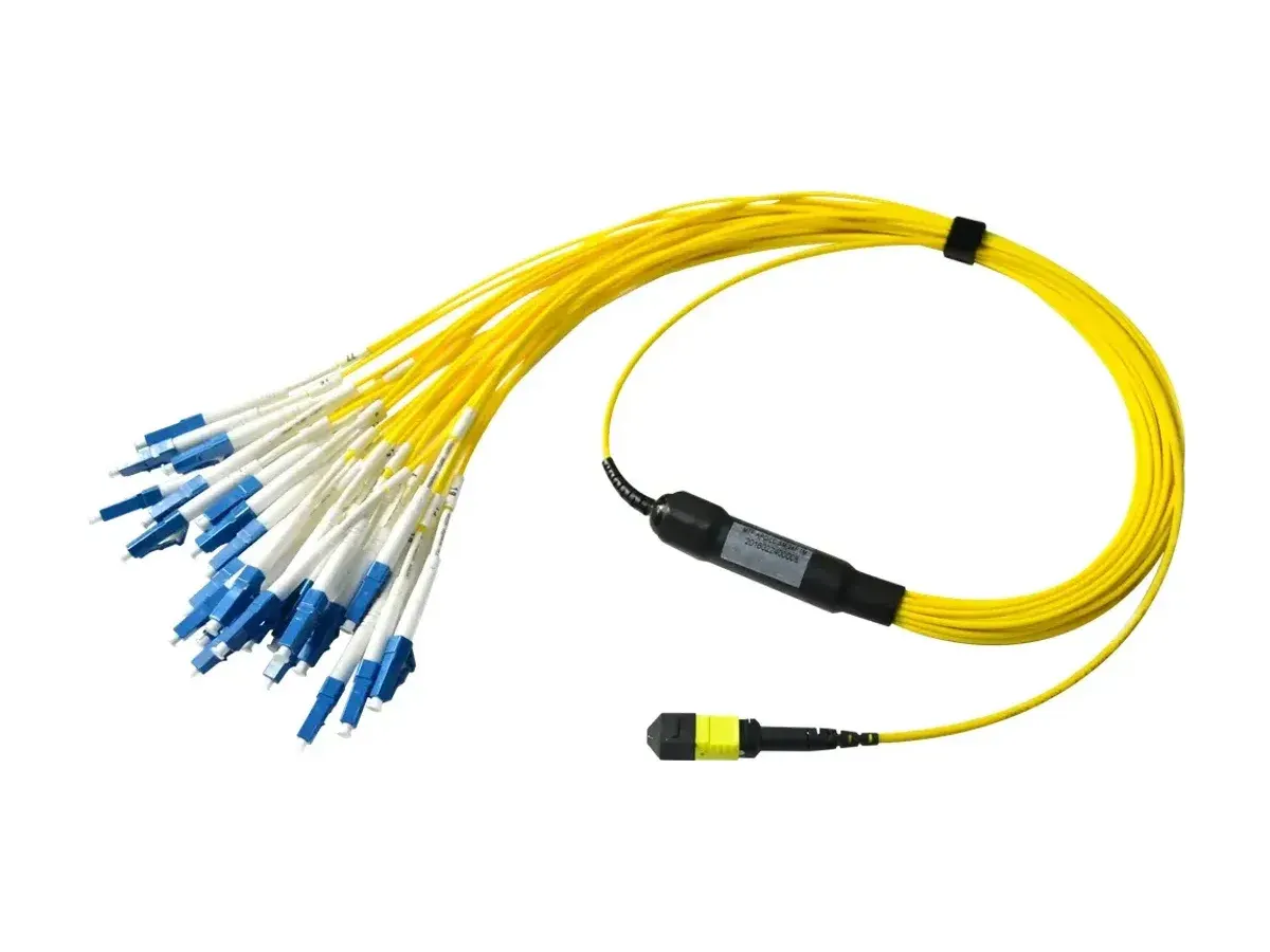 DYS MTP-to-LC 24F single-mode harness breakout cable