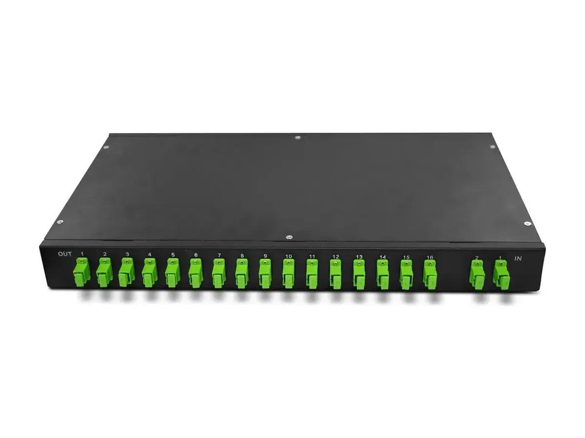 DYS rack mount 2x16 PLC splitter module