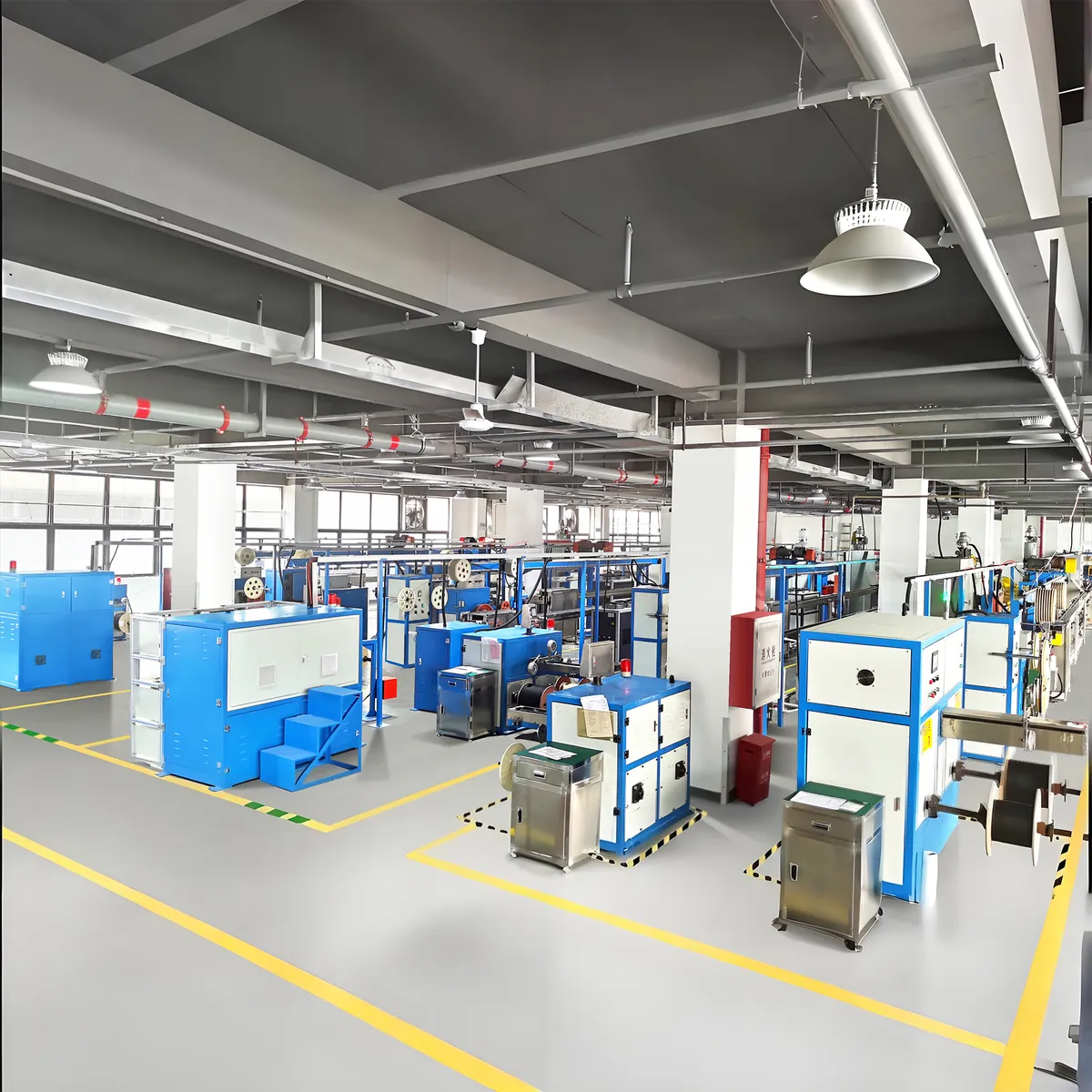 DYS fiber optic cable extrusion workshop